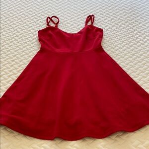 Red Sleeveless Dress